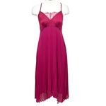 Eloise Pleated Midi Dress Lace Whimsical FairyCore Size Small Purple Photo 1