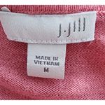 J. Jill Soft Pink Long Sleeve Crewneck Sweater Cotton Blend‎ Casual Comfort Size M Photo 5