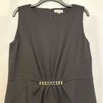 Calvin Klein Little Black Dress Size 12 Sleeveless Elegant Modern Career Photo 1