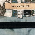 See By Chloe  Shift Mod Paisley Floral Print Dress Photo 3