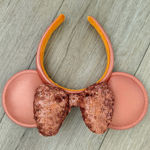 Disney Sequin Bow Minnie Mouse Ears Headband Photo 0