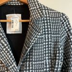 Aeropostale Black and White Fleece Lined Blazer Jacket Photo 2