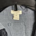 J.Crew ‎ Women Chambray Denim Blouse Tunic Size XXS Photo 3