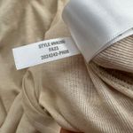 Madewell Semi sheer Mock Neck Tee Long Sleeve Top Beige Essential Basic Women Photo 3