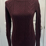 Gap Maternity Knit Sweater in Rich Burgundy Photo 0