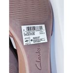 Clarks NEW  Collection Sz 8.5 Abigail Brown Leather Wedge Sandals Vacation QVC EX Photo 11