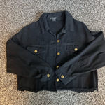 Boutique Black Denim Jacket Photo 0