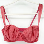 Victoria's Secret VS Gold Label Vintage Pinup Satin Underwire Balconette Bra 34B Photo 0