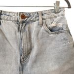 Show Me Your Mumu Brentwood Distressed Shorts Light Vintage Blue Sz 26 Photo 3
