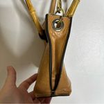 Vince Camuto  Tan‎ Leather Circle Handle Crossbody Bag Small CP Photo 5