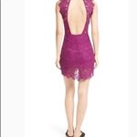 Free People Daydream Lace Magenta Fuchsia Open Back Mini Dress Small Photo 7