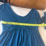 Forever 21  Teal Long Sleeve Baby Doll Dress Size Small Photo 6