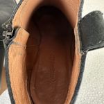 Madewell The Billie Ankle Boots Black Leather Womens 9 Zip Stacked Block Heel Photo 7