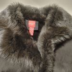 Olsen Europe Womens Lamb Fur Coat Size 10 Brown Shearling Button Closure Turkey Photo 7