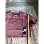 Alphalete NEW  Woman’s  ELMTS Short SLEEVE Crop Size Medium, Mauve Photo 7