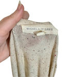 Micaela Greg Speckled Fine Knit Oatmeal Tunic Sweater Dress Size M Photo 6