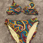 Victoria's Secret  Paisley Dotted Bikini Set SIZE 36B/S Photo 0