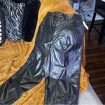 Joie Ducor Faux Leather Trousers in Black Caviar Photo 3