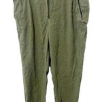 Lucky Brand  Olive Green Linen Blend‎ Pull On Pants Photo 0
