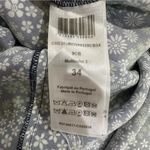 See By Chloe  Floral Puff Sleeve Shift Mini Dress Blue Green Size 34‎ or XS Photo 13