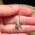 LC Lauren Conrad  Triple Circle Silver Tone Necklace Photo 11