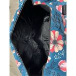 New Sivaletis 22” Large Duffle Bag with Shoe Pocket Navy Floral Weekender Gym Blue Photo 4