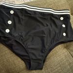 Curvagile High Waisted Bikini Bottoms Tummy Control with Side Pockets Full Coverage Photo 6