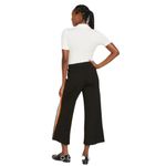 Universal Standard Stephanie Wide Leg Stripe Ponte Pants 27” Black Photo 9