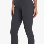HeyNuts Essential 7/8 Leggings High Waisted Compression Athletic Yoga 25" Gray M Size M Photo 0