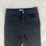 Forever 21  Jeans Womens 26 Black Dark Wash Denim Cotton High Rise Skinny Leg Photo 2