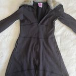 Free People Rare  Full Zipper Long Style Fur Trimmed Collar Lightweight Jacket Photo 0