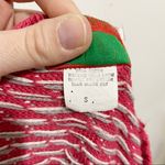 Prego Red Crew Neck Knit Cotton Sweater USA Photo 7