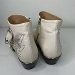 Chloé Chloe Suzanna Cloudy White Ankle Booties 36.5 Photo 4