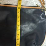 Max New York Black Tan Brown Handle Leather Purse Shoulder Bag 90s 2000s Photo 10