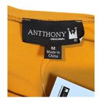 Antthony Original Asymmetrical Dress Mustard‎ Yellow Women Size Medium NWT Photo 5