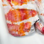 Lane Bryant Plus Size 28 Bermuda Shorts Handmade Tie Dye Pink Orange Denim 1123 Photo 8