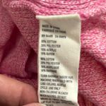 American Eagle Mixed Stitch Pink Off Shoulder Scoop Neck Sweater Medium Photo 9