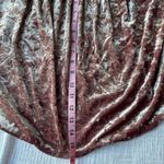 American Eagle  Outfitters Womens Velvet Blouse Pink 3/4 Sleeve Off Shoulder-SM Photo 7