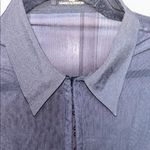 Market & Spruce  Black Sheer Men's Shirt Photo 4