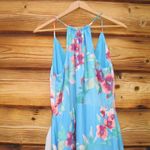 Adelyn Rae Maisy Floral Halter Midi Dress Photo 7