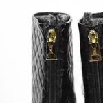 Good American  Patent Bootie in Black Croc $249 SOLD OUT Kardashian NIB Photo 3