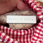 Kelly & Katie  Straw Bucket Bag with Cherry Scarf Photo 3