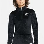 Nike Air Women’s Velour Quarter Zip Long Sleeve Top Photo 0