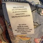 Joie  Floral Print V Neck Elastic Waist Midi Dress Blue Pink Yellow Size 8 Photo 6