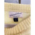 Universal Threads Universal Thread Cropped Knit Sweater Butter Yellow Thick Cozy Minimalist M Photo 3