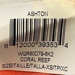 BCBGMAXAZRIA “Ashton” faux wrap chiffon midi dress in “coral reef”. XS/Tall. EUC Photo 9