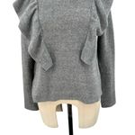 McGuire Denim McGuire Sabina Ruffle Sweater Gray Long Sleeve Size XS Photo 4
