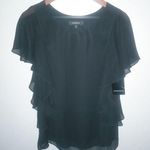 Jones Wear  4 Black Layered Dramatic Top Funeral Photo 0
