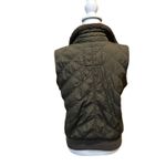 prAna  Vest Womens Small Green Quilted Full Zip Sherpa Lined Mock Neck Zip Pocket Photo 1