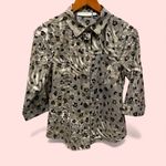 Breckenridge Cute leopard zebra snake animal print breezy lightweight 3/4 sleeve blouse Photo 3